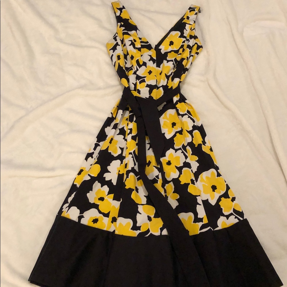 Nine West Floral flare dress, Size 2